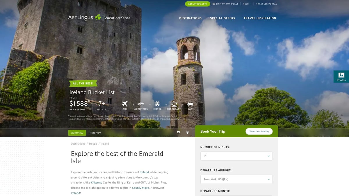 7 Best Ireland Tour Packages for 2026: Unforgettable Escapes - Ireland Bucket List – Multi-City Adventure