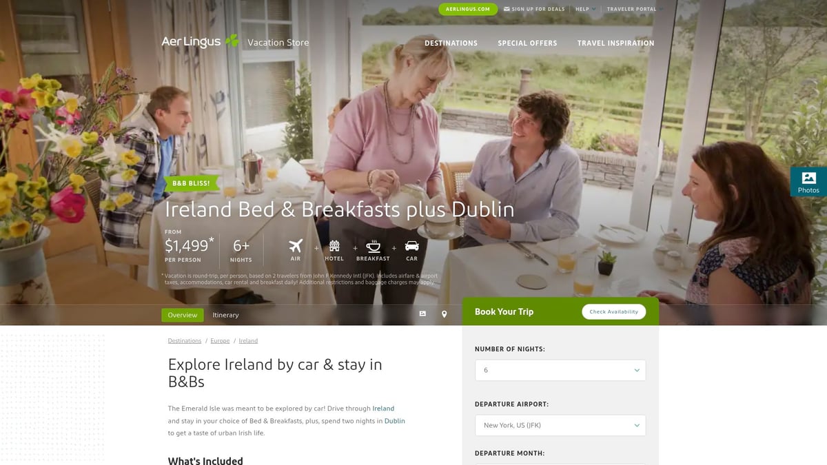 7 Best Ireland Tour Packages for 2026: Unforgettable Escapes - Ireland Bed & Breakfasts Plus Dublin