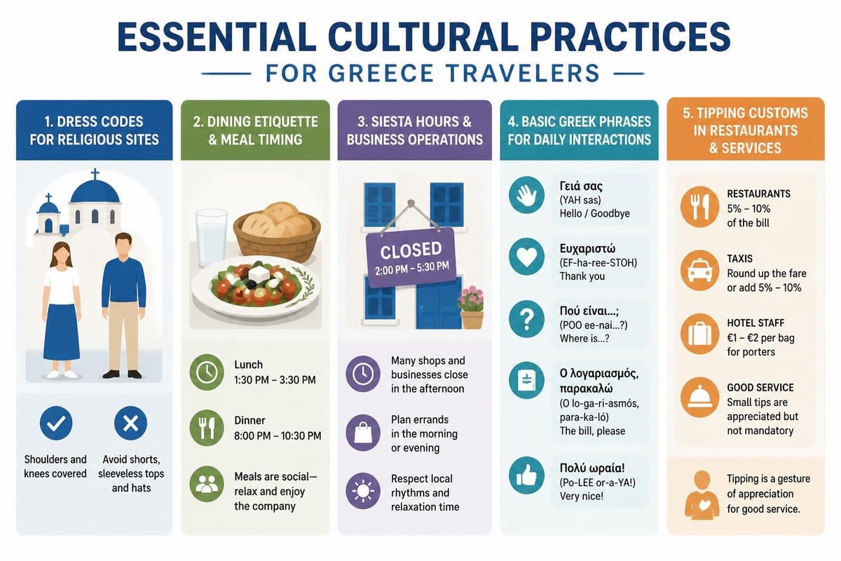 Greek cultural customs and etiquette