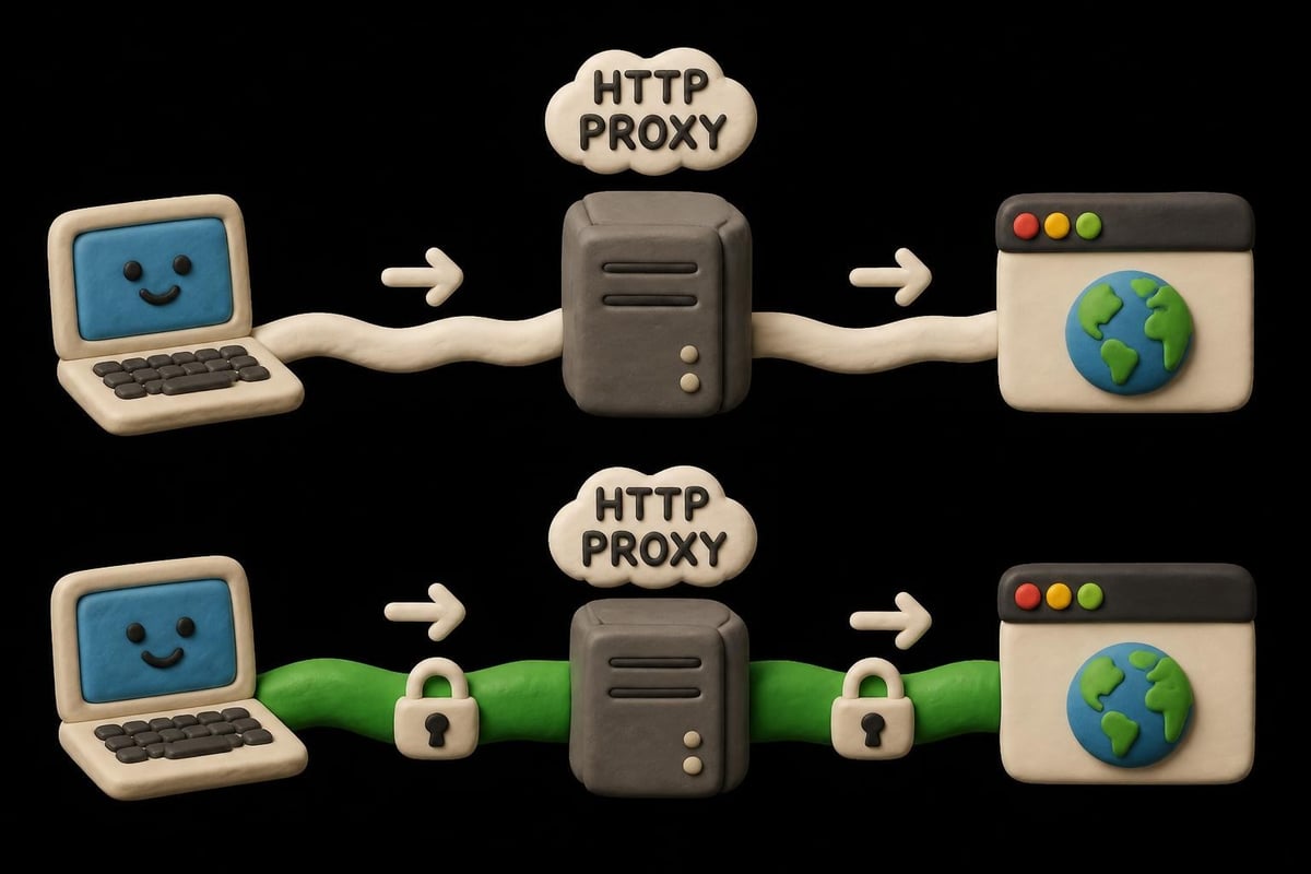 HTTP proxy request flow