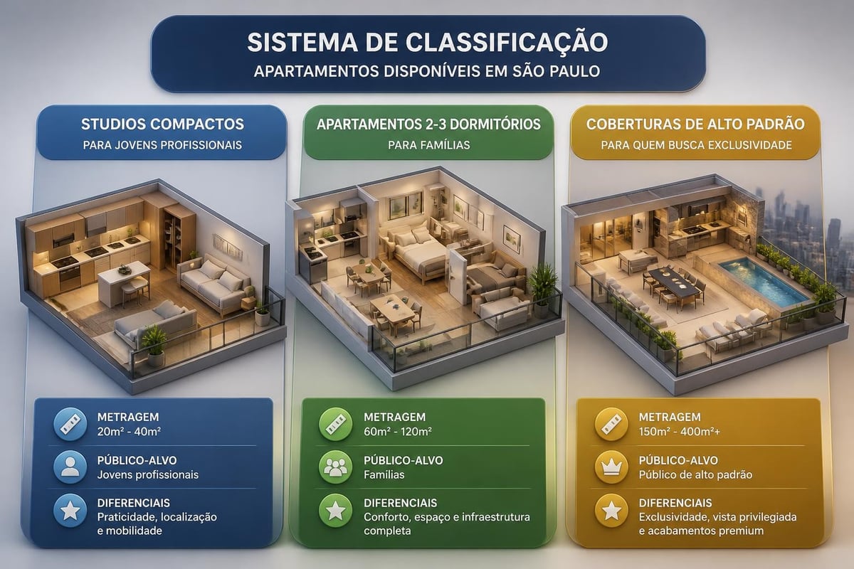 Categorização de tipos de apartamentos