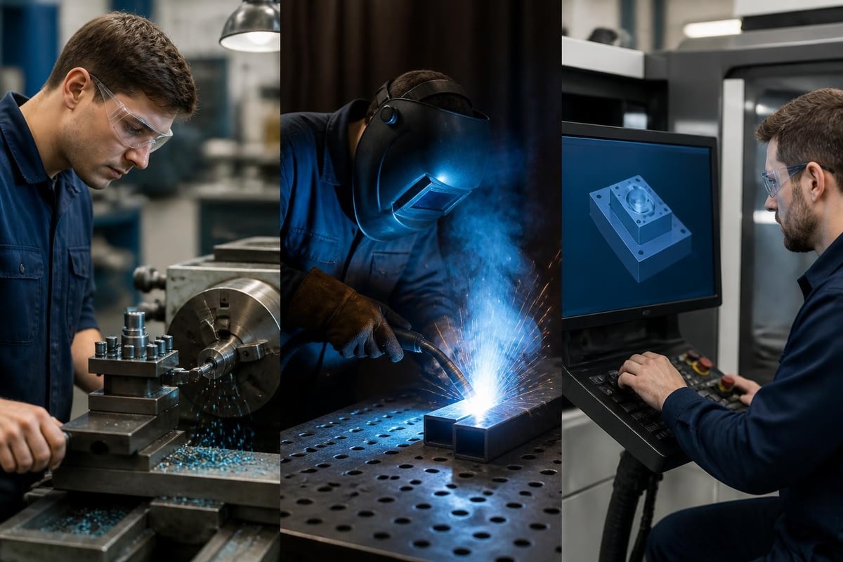 Metal cutting shop workforce skills