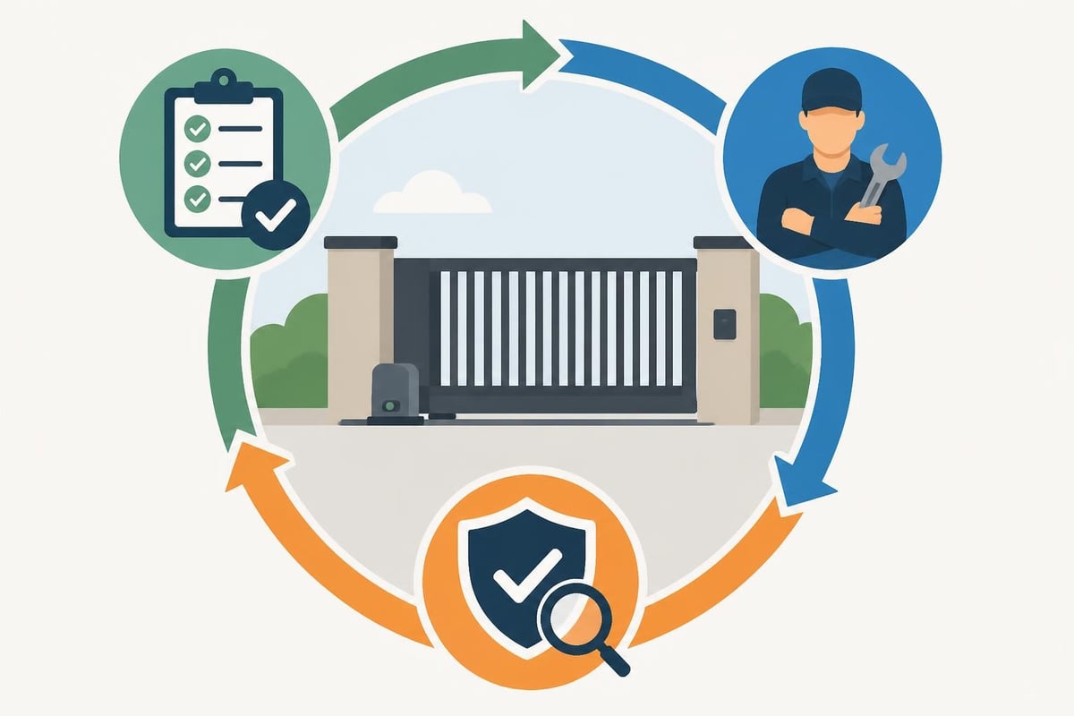 Commercial Sliding Gate Maintenance Schedule