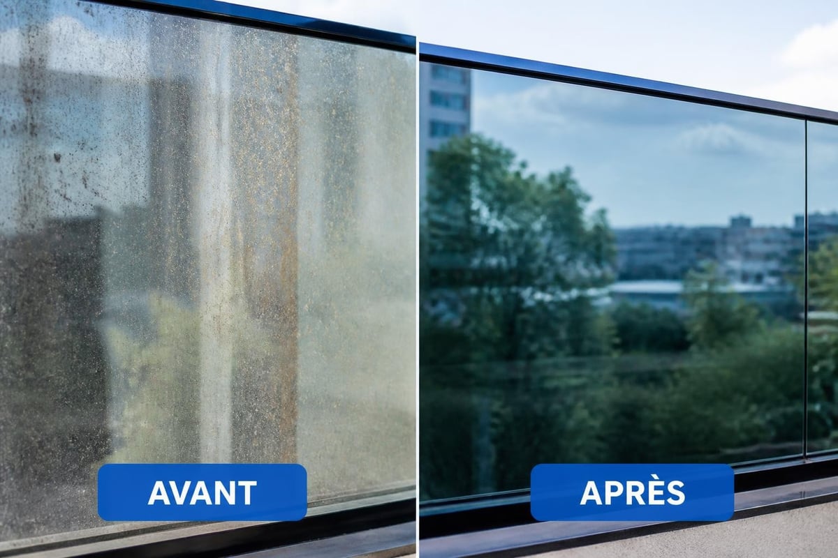 Entretien dalle verre sol