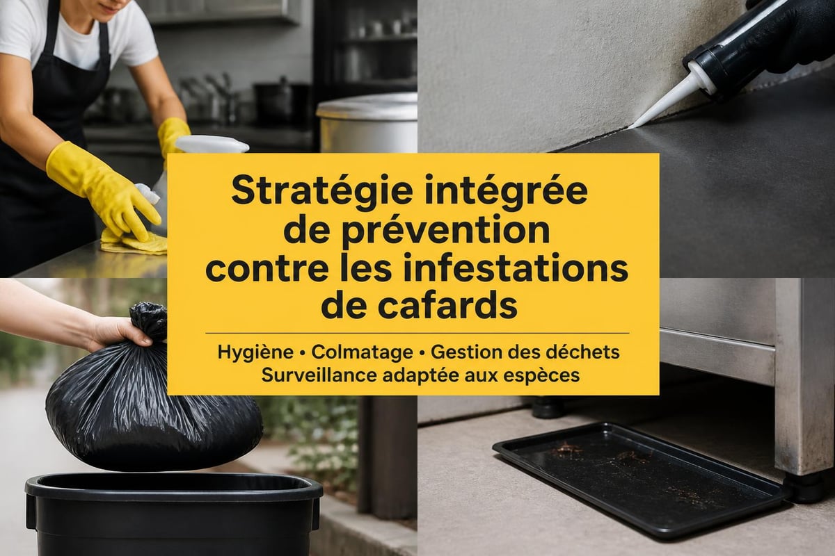 Stratégies prévention cafards