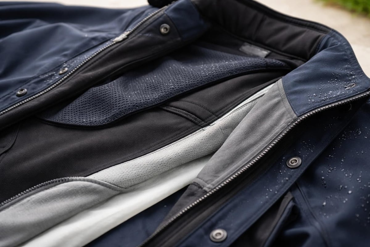 Key fabric technologies in mens riding jackets