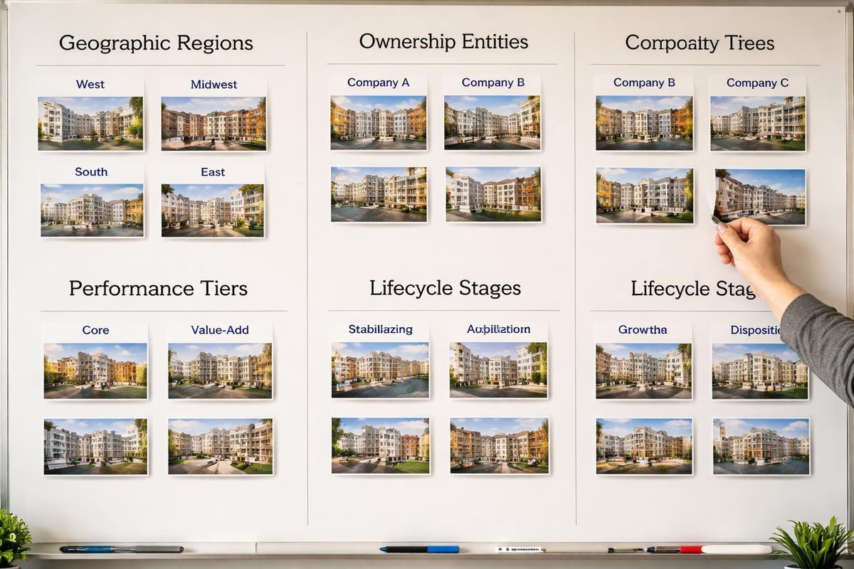 Organizational hierarchy views