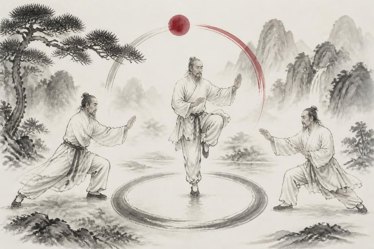 Weight transfer in tai chi