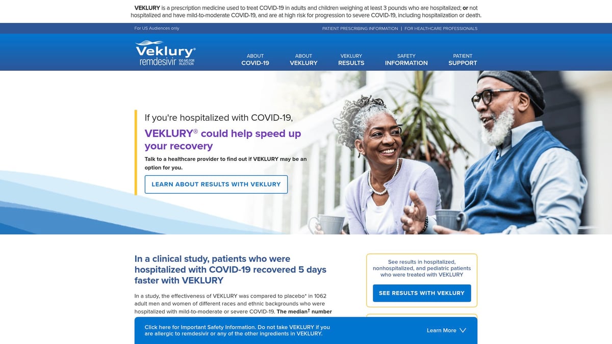 7 Essential Drug to Treat Options to Know in 2025 - Veklury (Remdesivir)