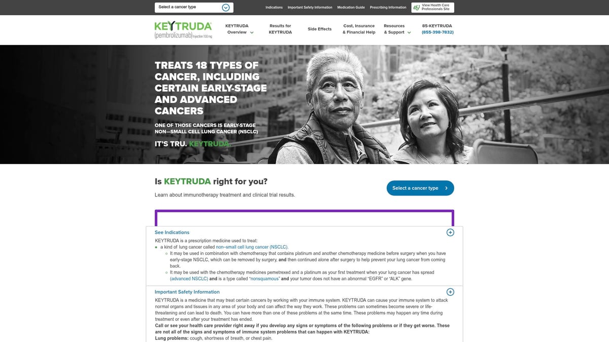 7 Essential Drug to Treat Options to Know in 2025 - Keytruda (Pembrolizumab)