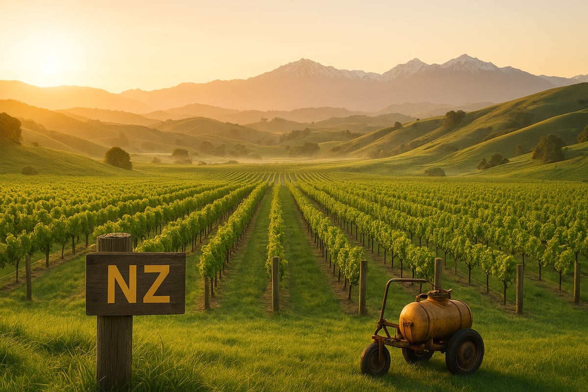 Key Organic Wine Regions and Varietals in New Zealand