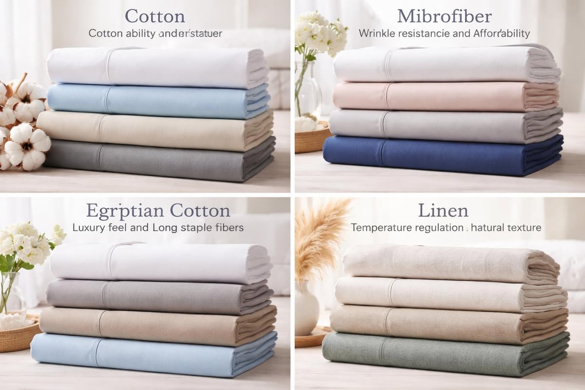 Fabric comparison for bed sheets
