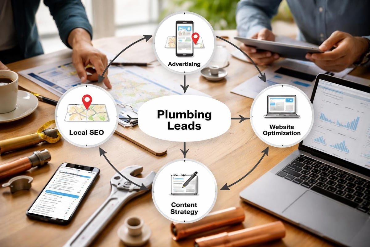 Plumbing marketing services integration