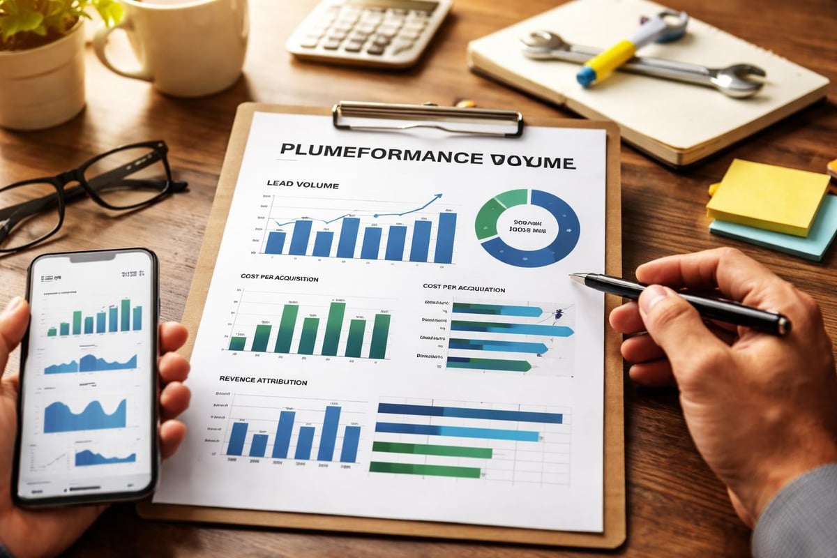 Plumbing marketing ROI tracking