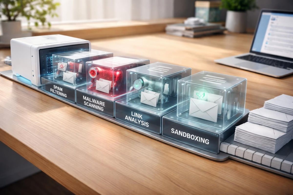 Email filtering process