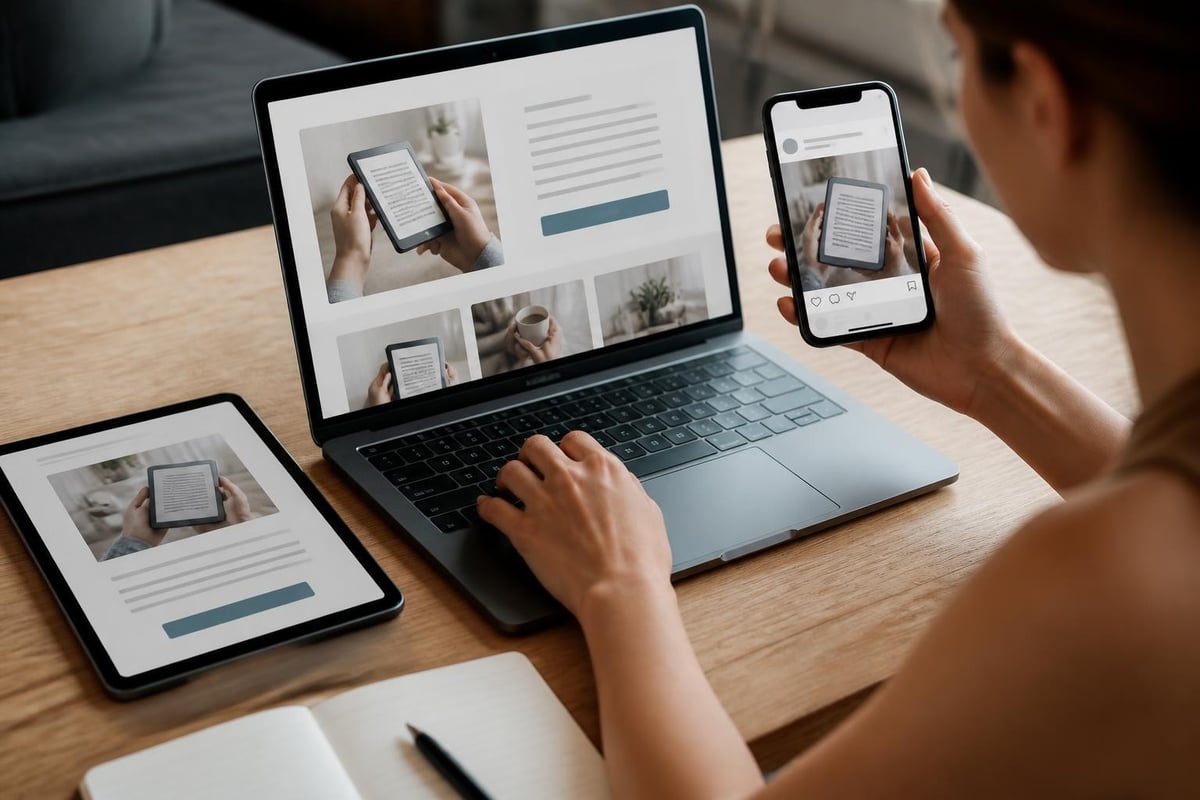 Multi-channel ebook marketing