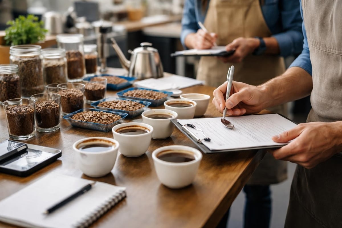 Coffee quality control process