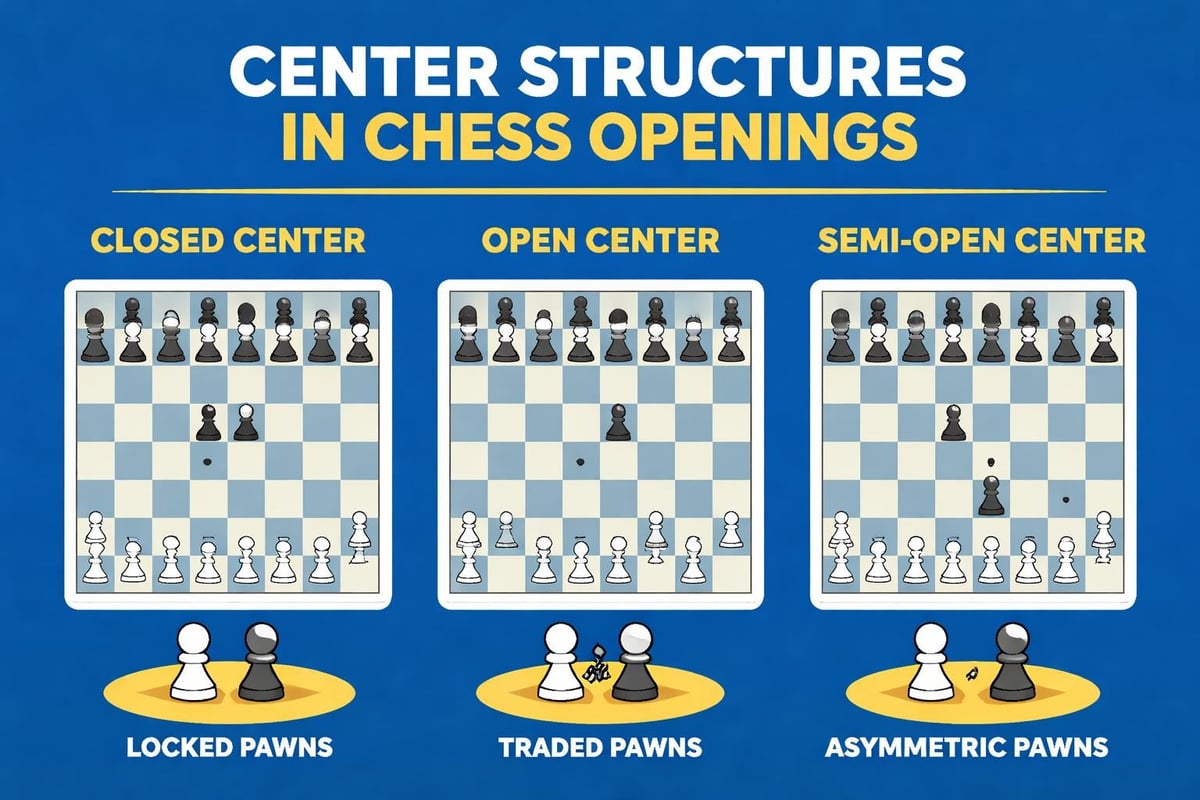 Center pawn structures