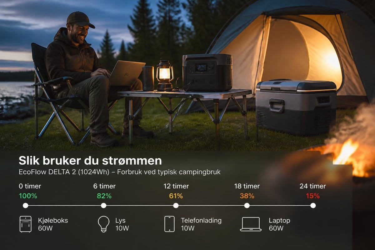 Camping power calculation