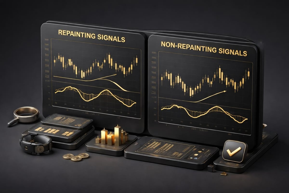 Repainting versus non-repainting signals