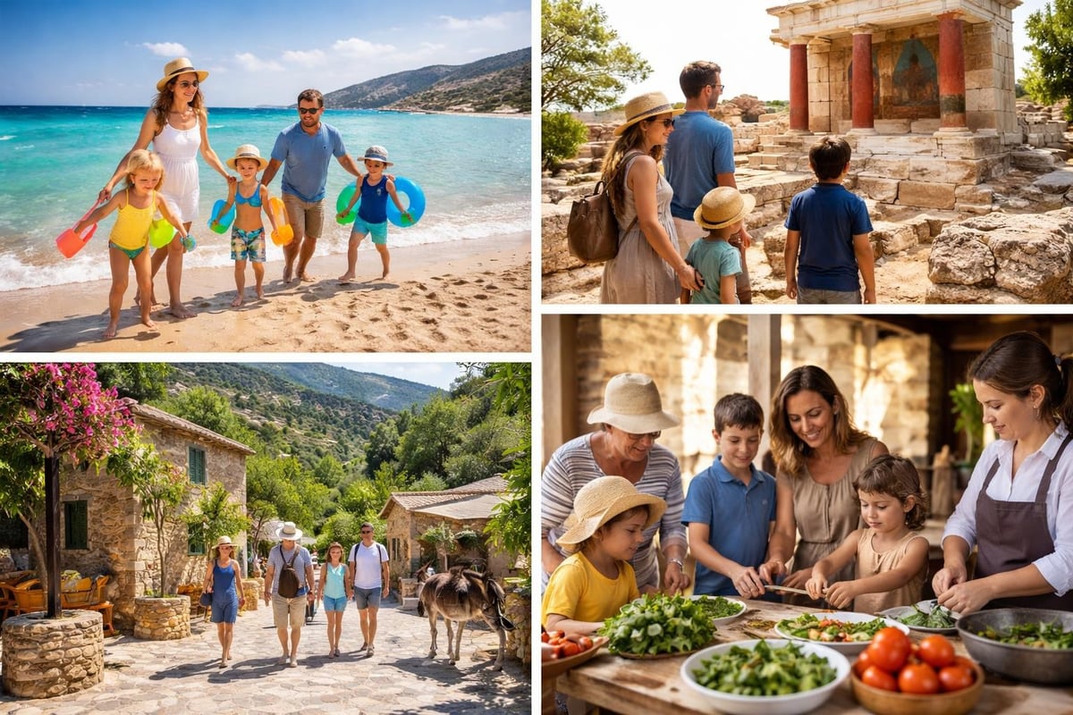 Crete family activity planning