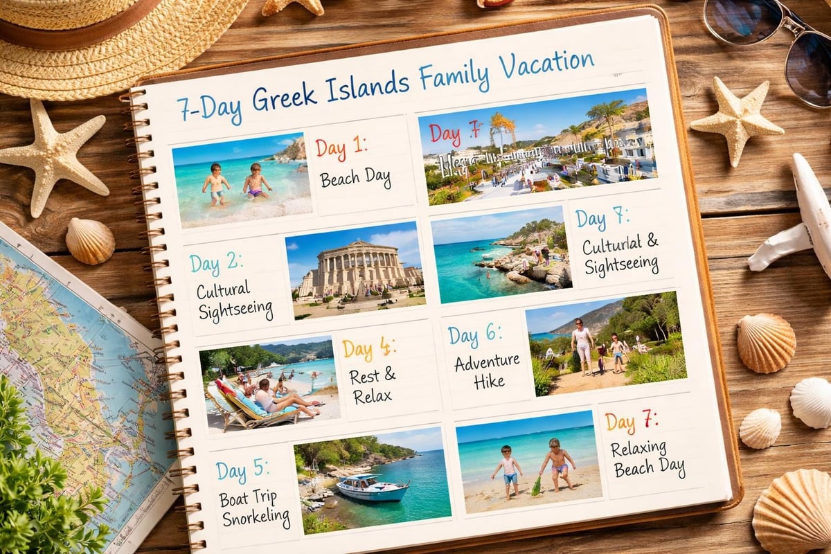 Greek island family itinerary