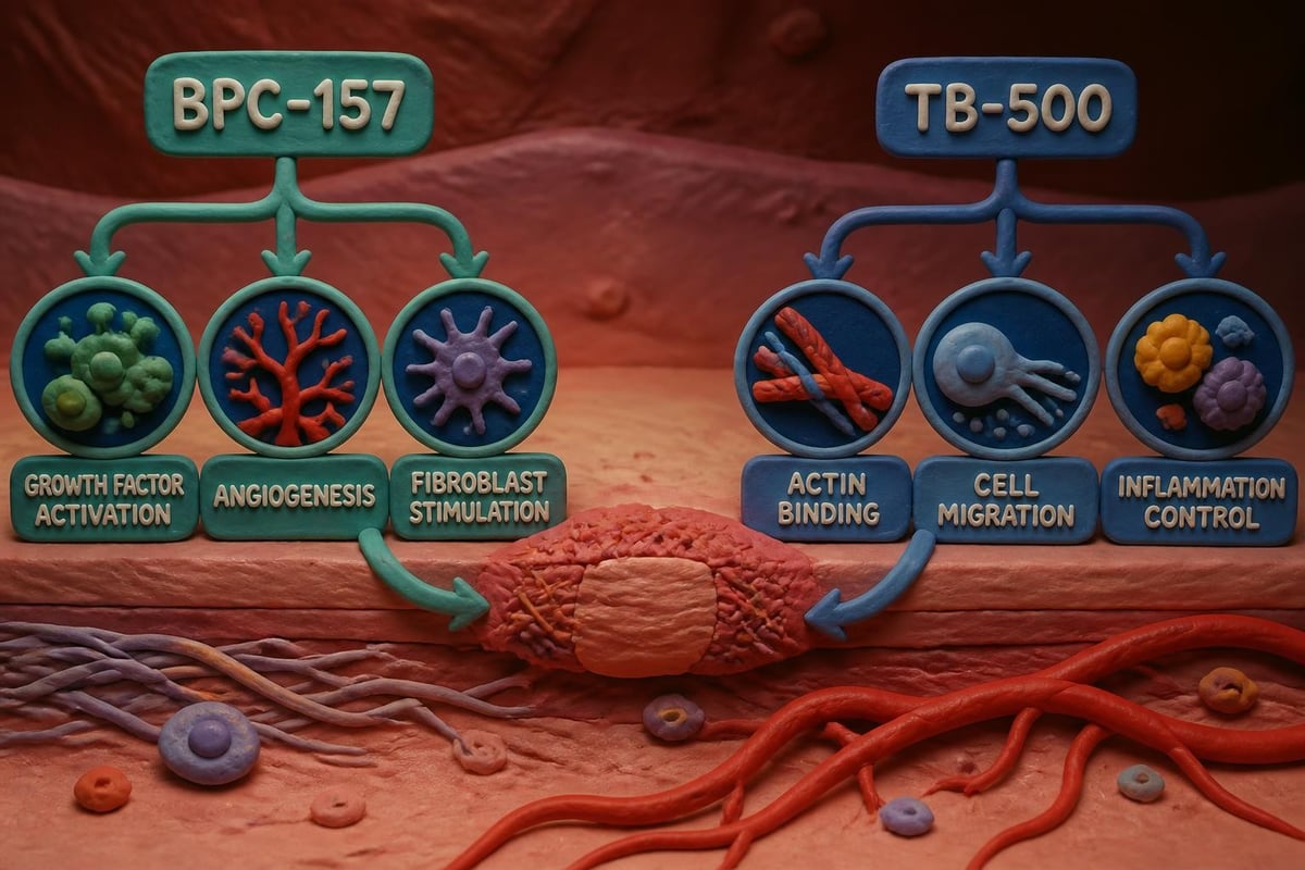 BPC-157 and TB-500 mechanisms