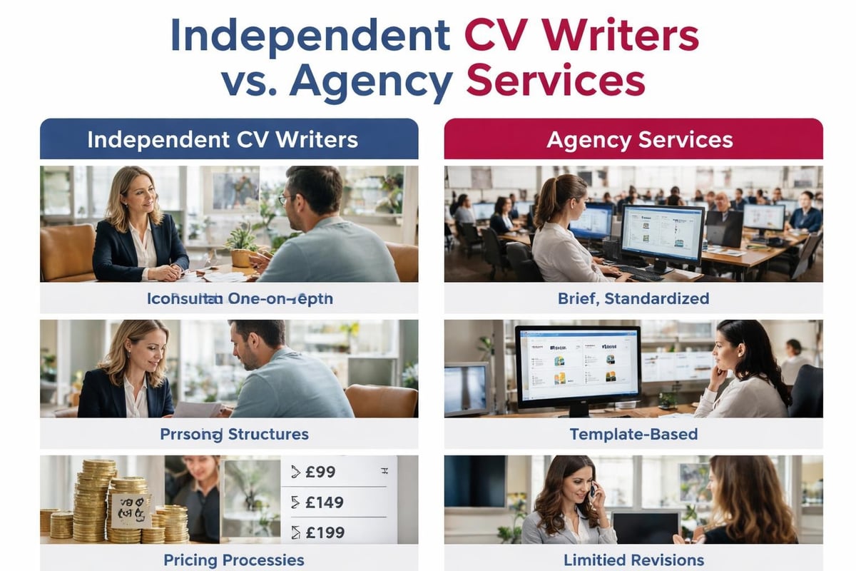 Best CV Writers: How to Choose the Right Professional 3 CV service models comparison