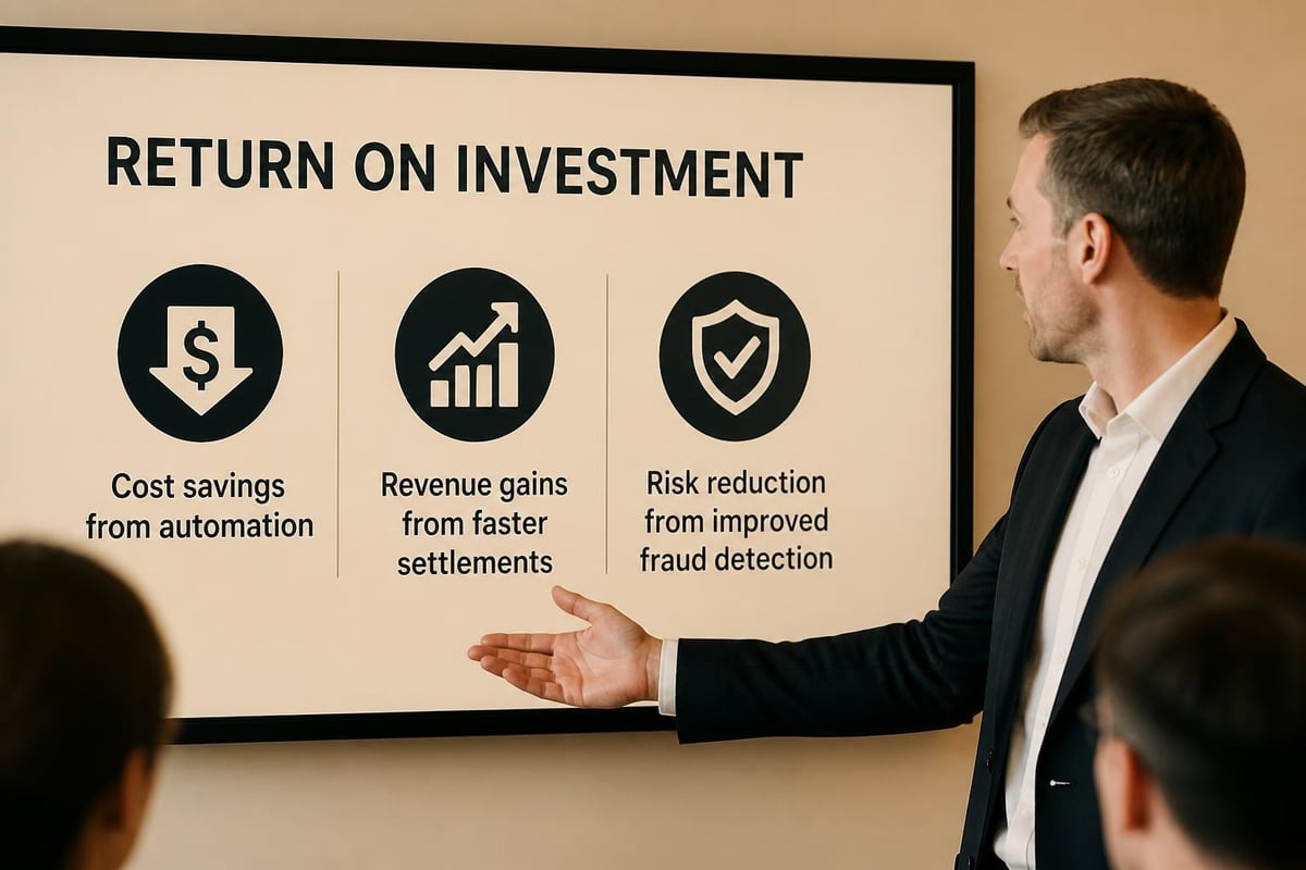 AI claims processing ROI components