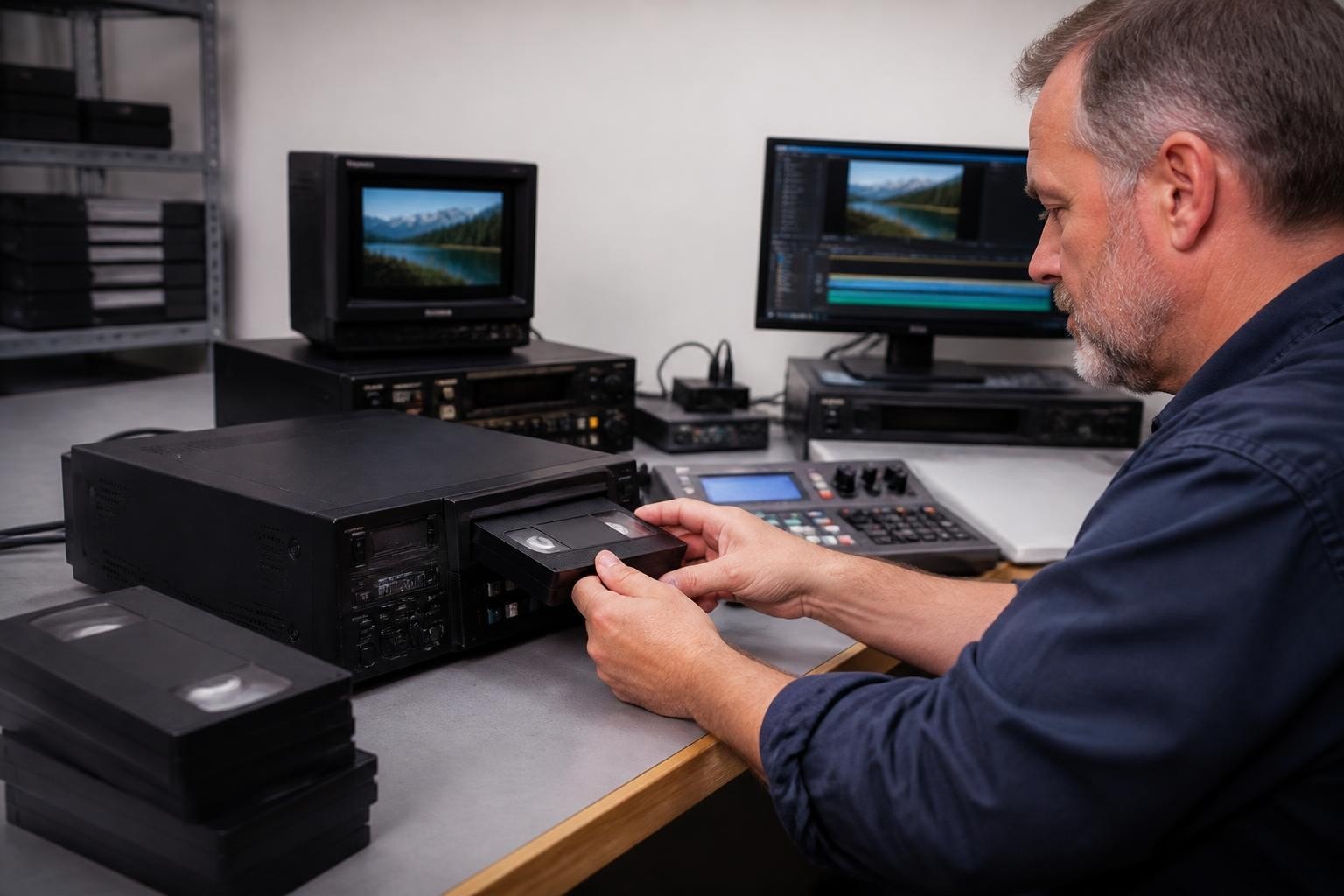 Rent VHS Decks for Professional Digitization Projects