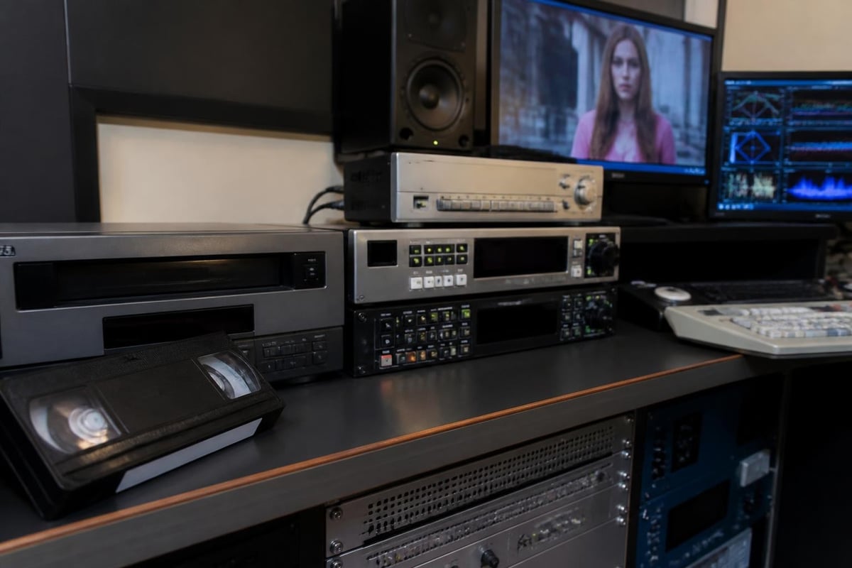 VHS digitization quality chain