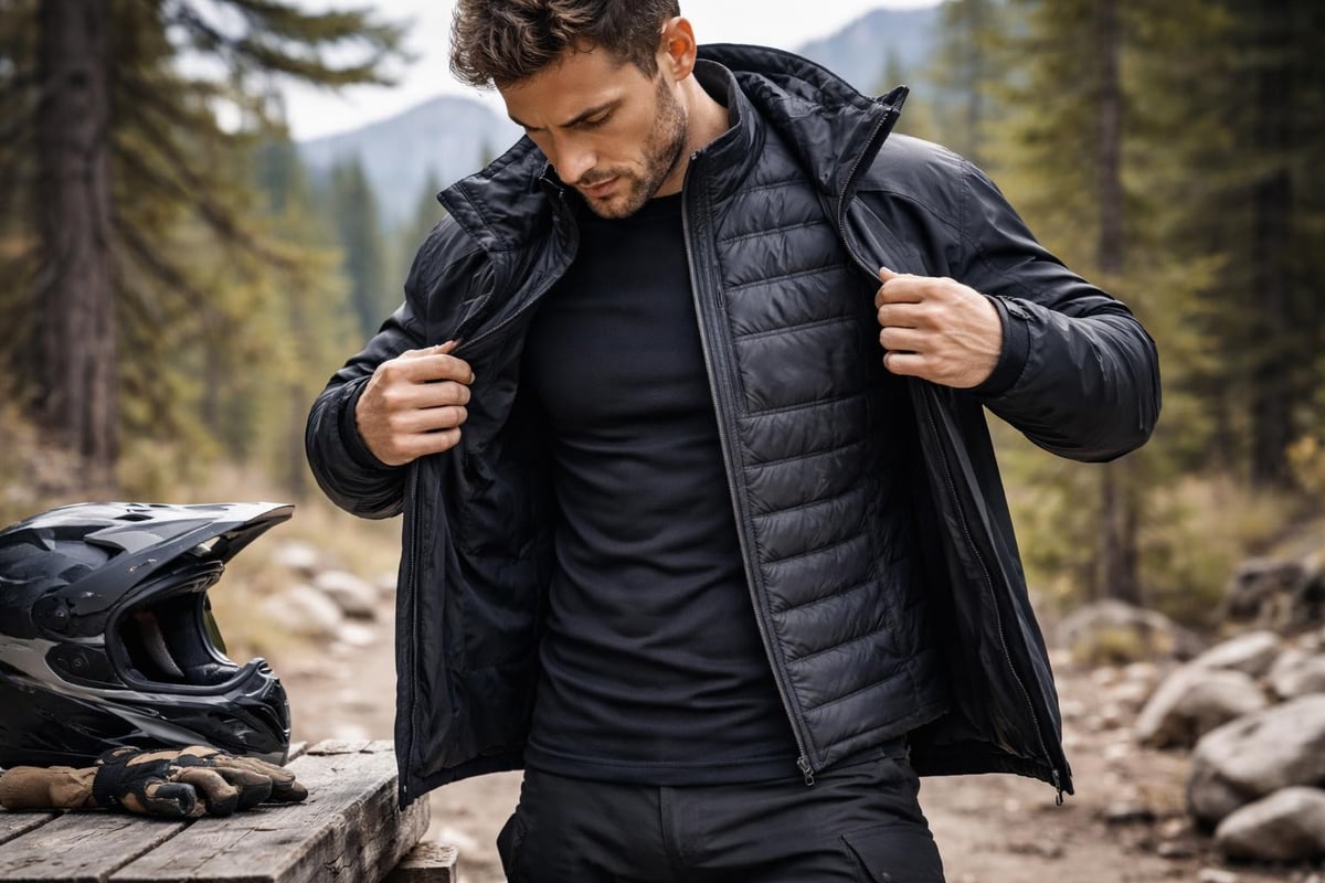 Layering strategy for riders