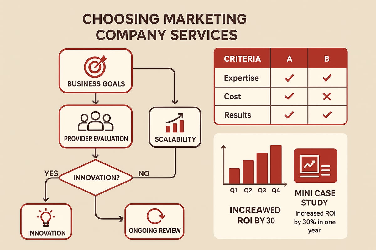 How to Choose the Right Marketing Company Services for Your Business