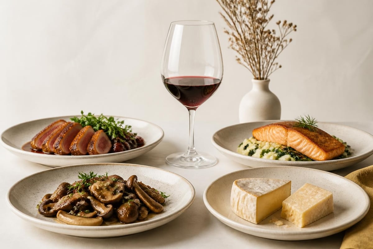 Pinot Noir food pairing concepts