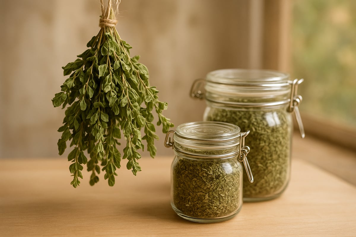 Techniques de séchage et de conservation de l’origan
