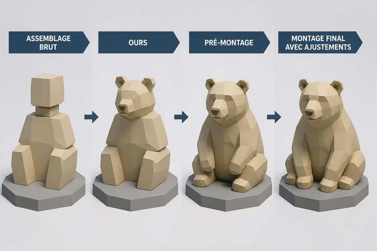 Révisions successives du montage