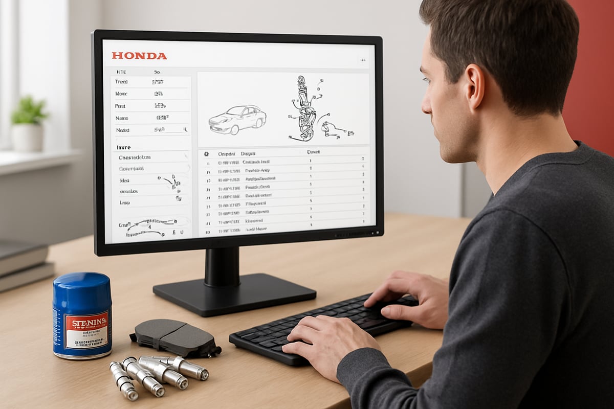 Schritt-für-Schritt: So bestellen Sie die richtigen Honda Ersatzteile