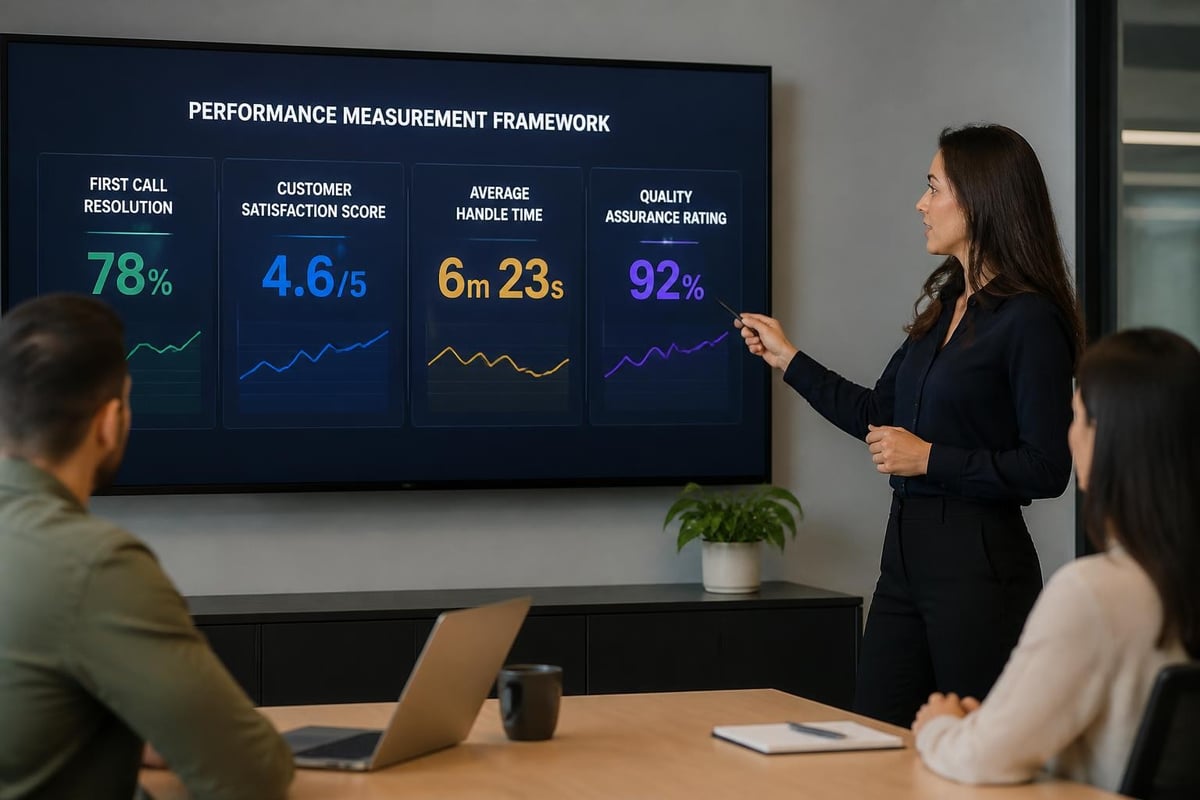 Call center performance metrics