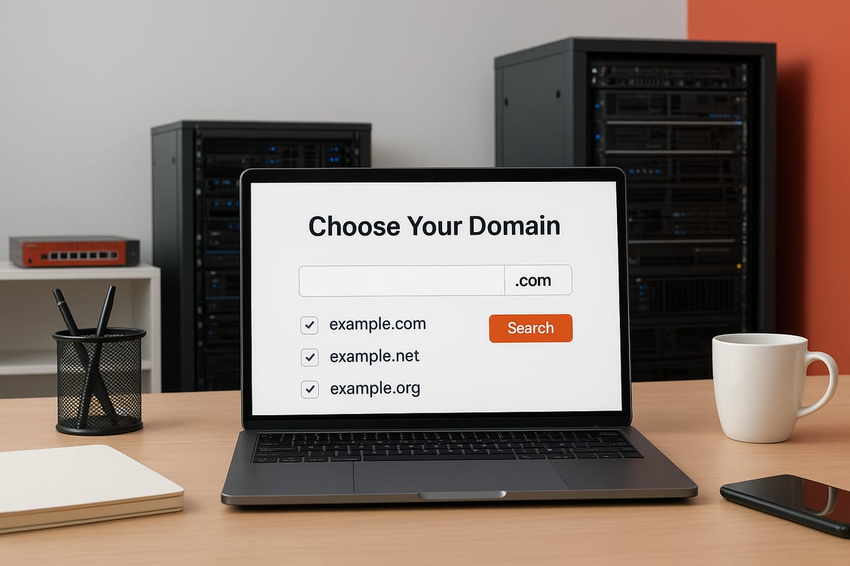 Schritt 2: Domain, Hosting & Technische Grundlagen