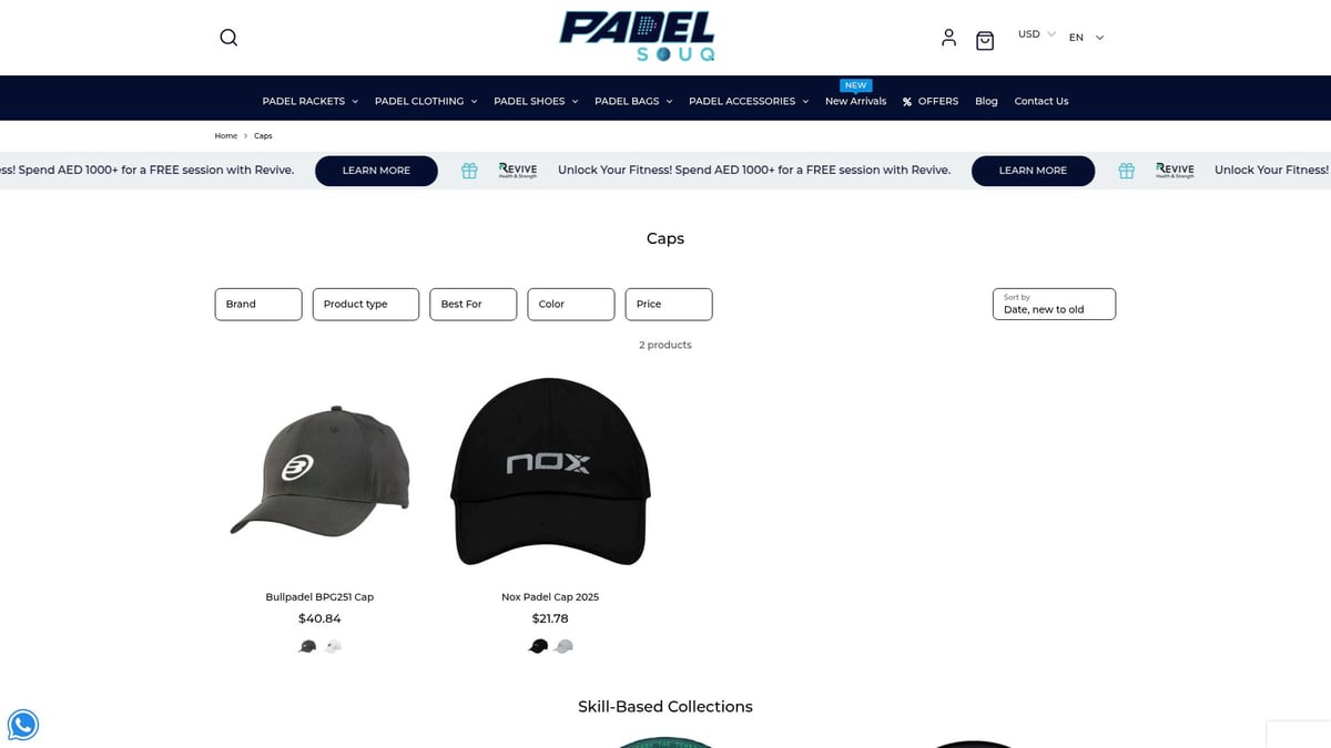 Top 8 Padel Clothing Essentials to Elevate Your Game in 2025 - Bullpadel Caps & Headbands