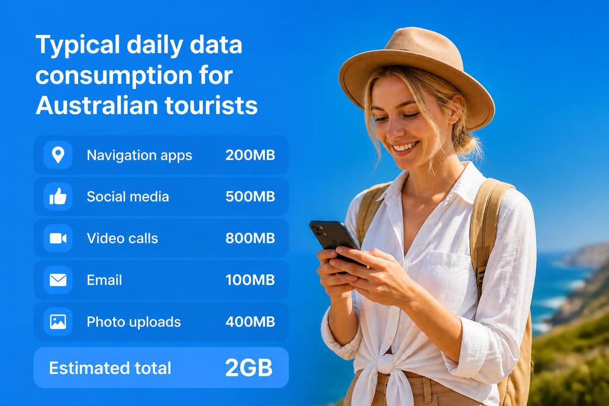 Tourist data usage scenarios