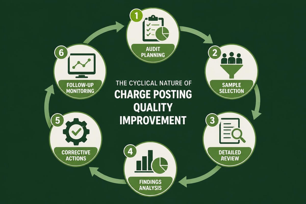 Charge posting audit process