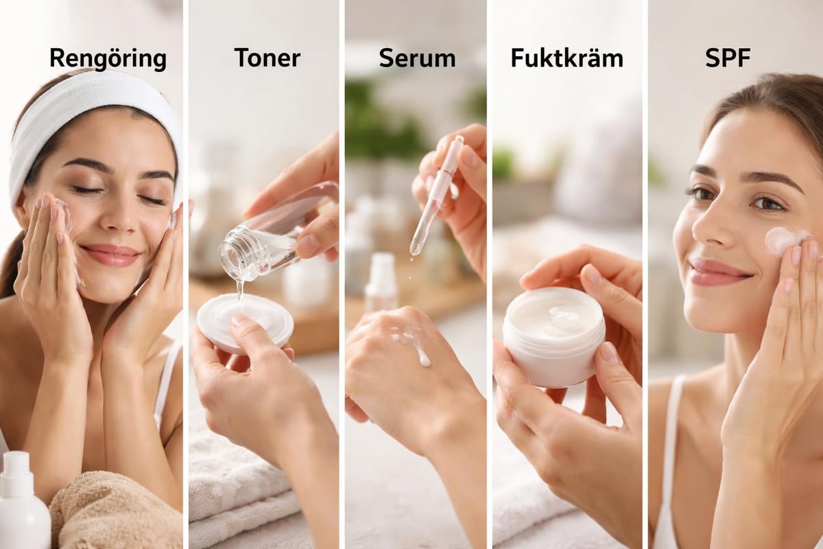 Serum application routine