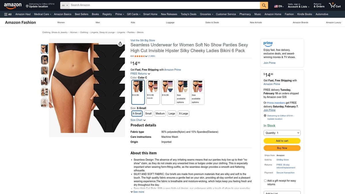 8 Best Invisible Underwear Picks for Seamless Comfort 2026 - Sth Big Seamless High Cut Invisible Hipster 6-Pack