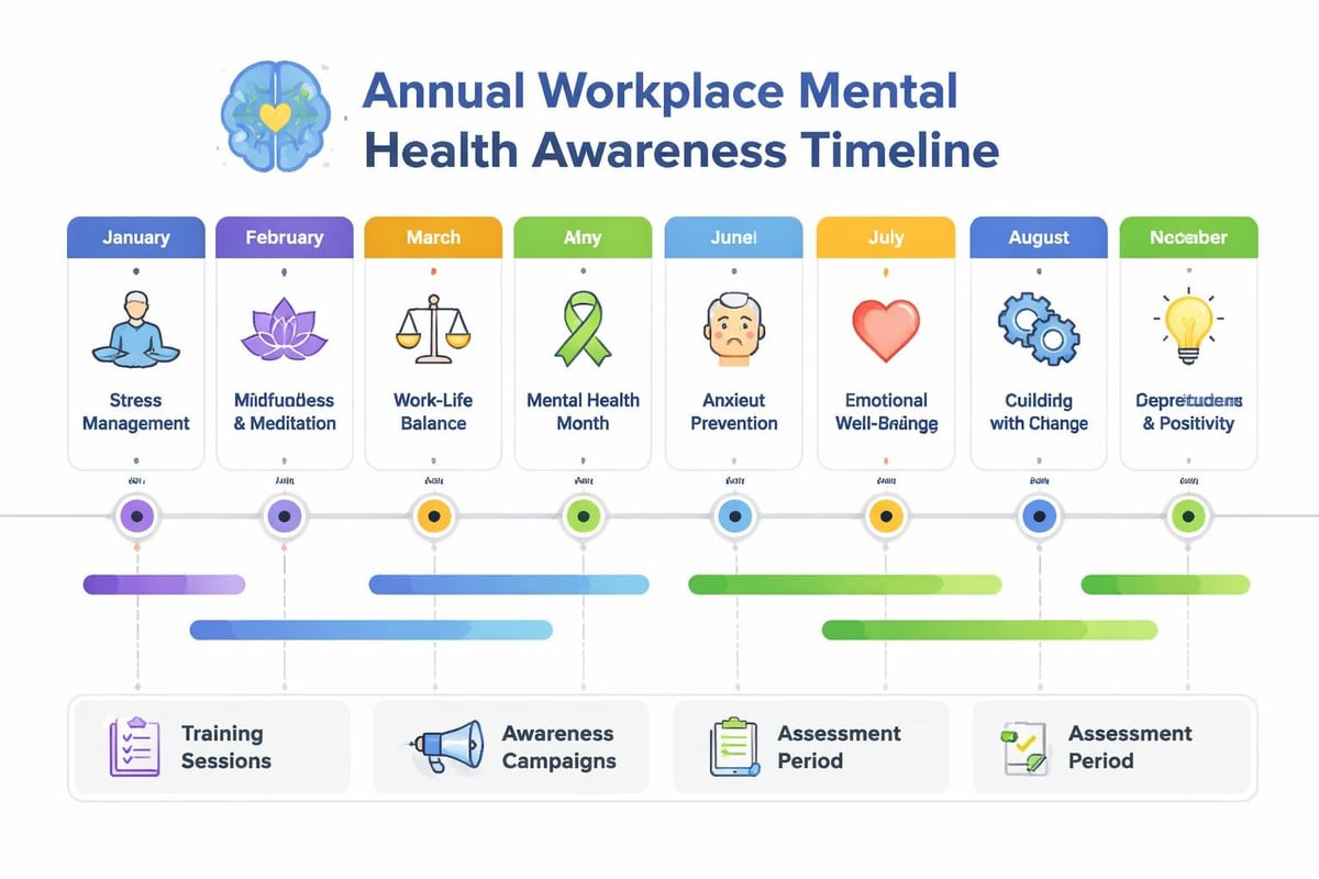 Mental health communication calendar