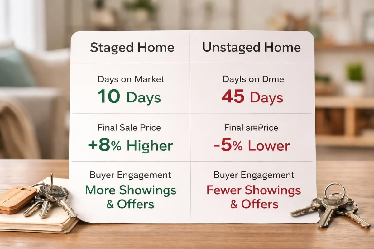 Home staging ROI comparison