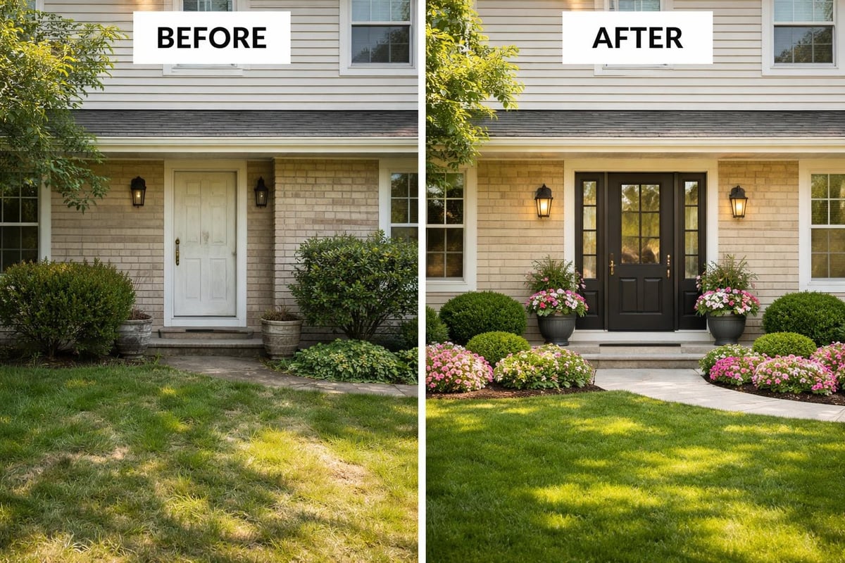 Curb appeal transformation