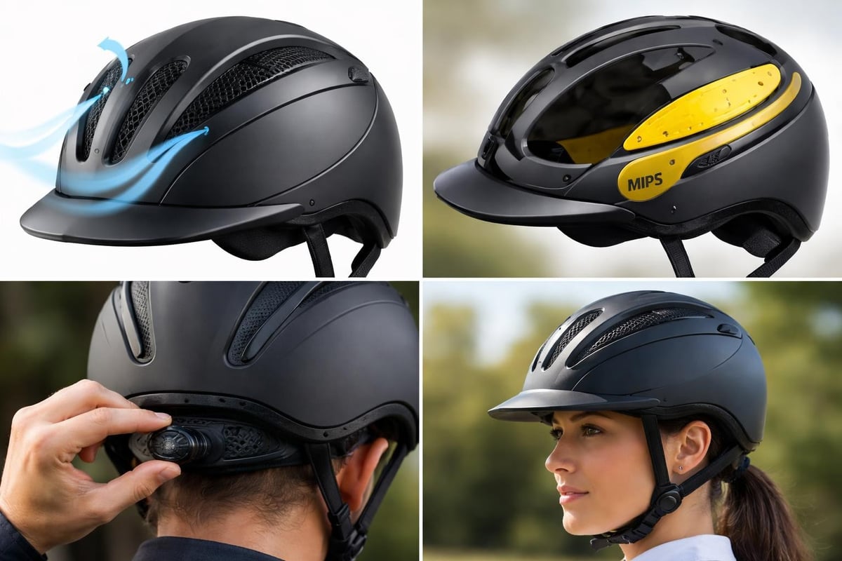 Helmet safety features