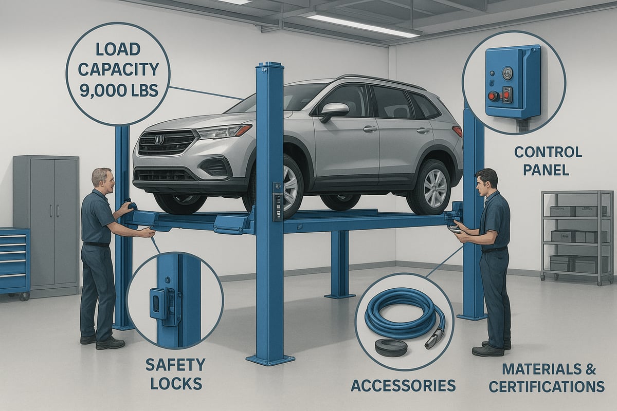Key Features to Look for in a 4 Post Lift (2025 Edition)