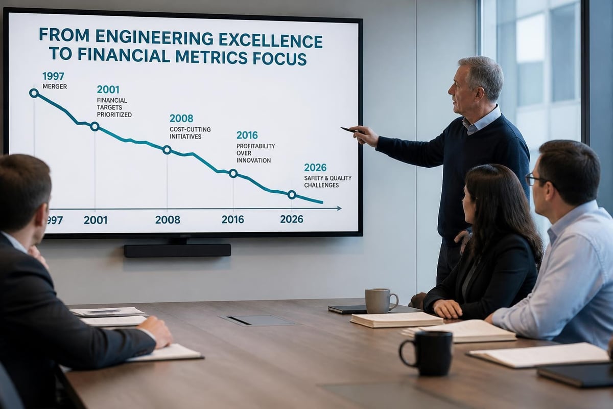 Boeing leadership transformation timeline